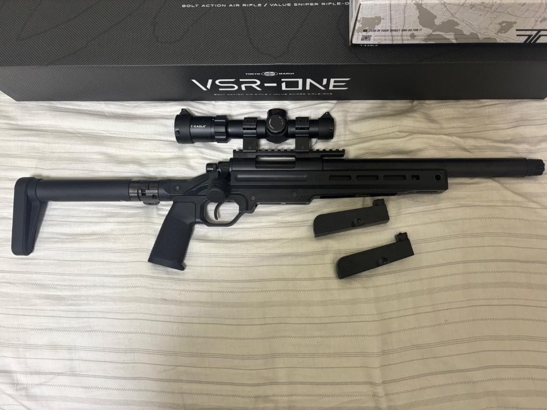 全部新古美品 東京マルイ VSR-ONE ライフルスコープ+スペアマガジン