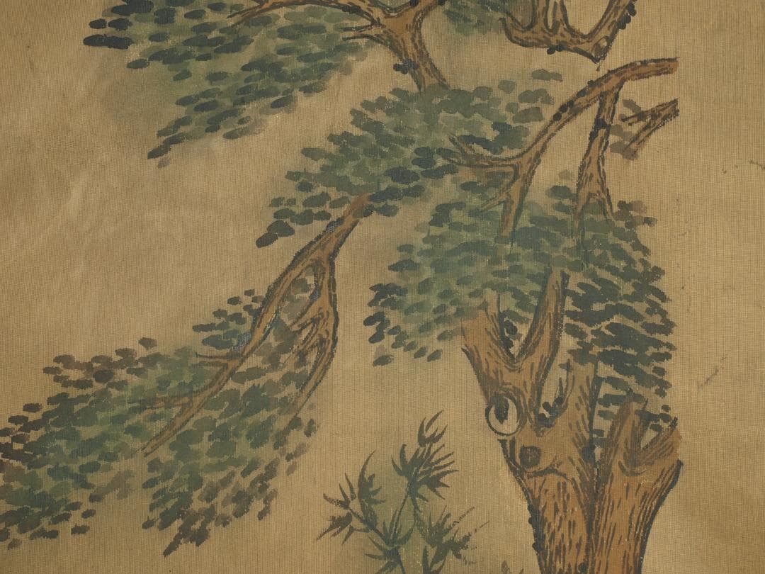 中国古美術 明時代の人物図　肉筆絵　激安骨董品 BD286A13-2