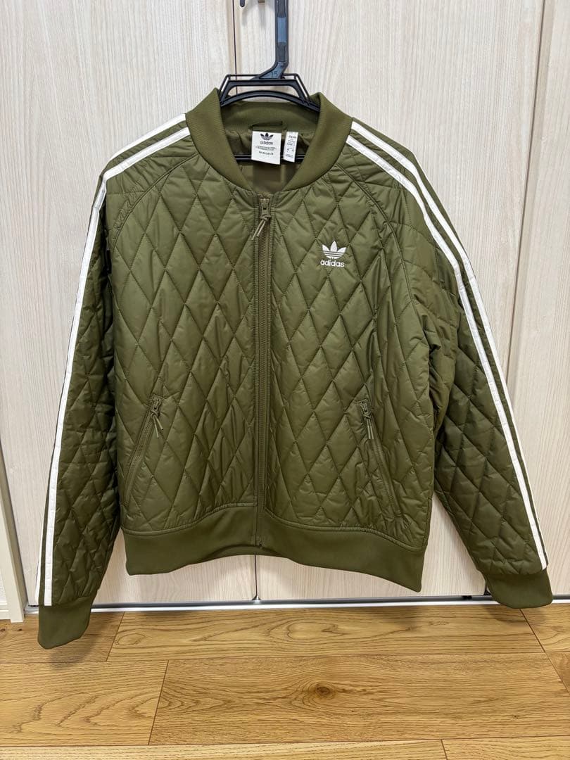 入手困難【adidas】キルティングジャケット L