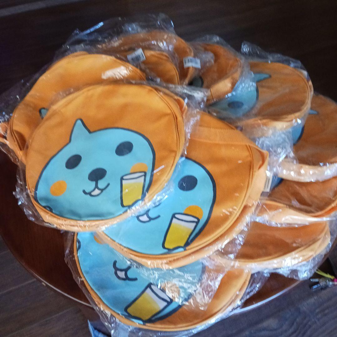 コカコーラ クーオレンジ手提げバッグ 10個 子供 ファスナー 円形 ノベルティ