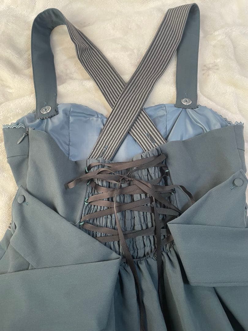 Amavel ねこ ジャンスカ×ブラウスセット