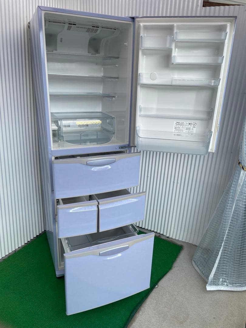 882ナショナル(パナソニック) 401L 5ドア冷蔵庫 レトロ おしゃれ 国産