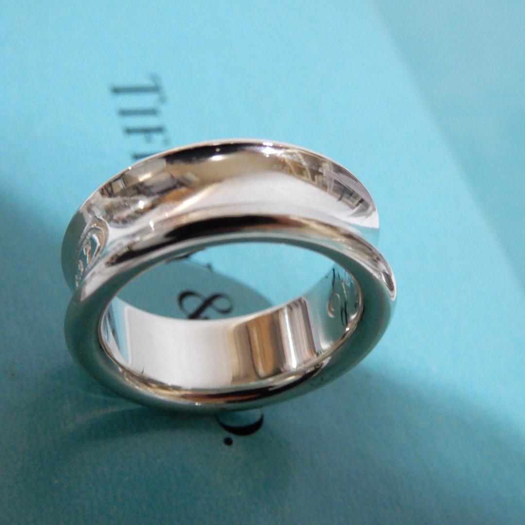 ティファニー　ナロー リング　7号 1837 シルバー　A02