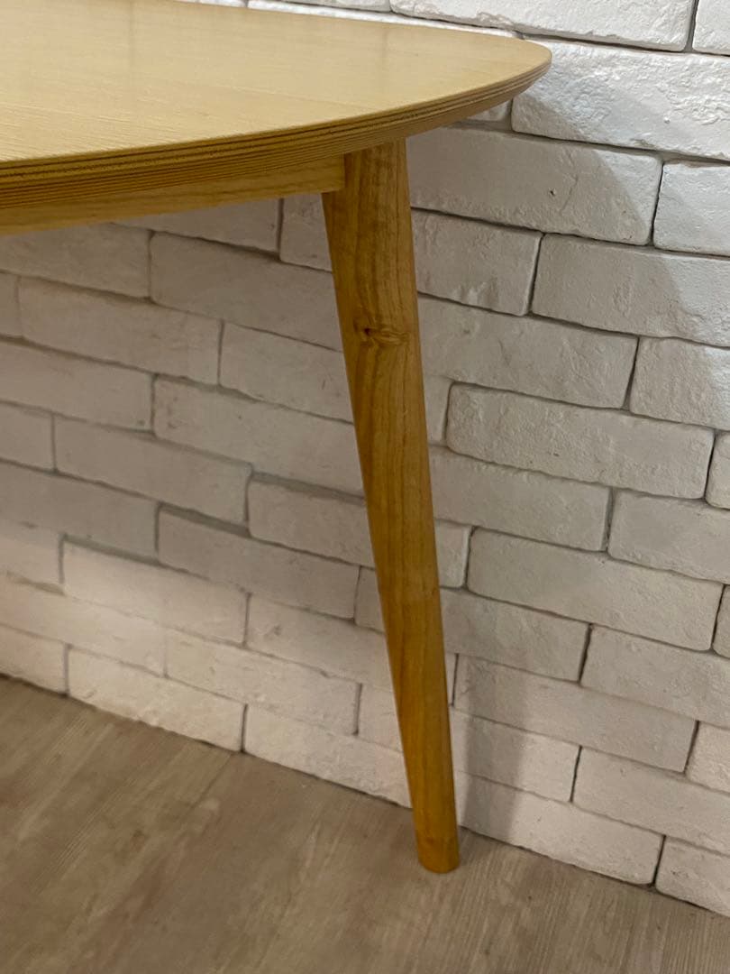 【うーあん　】半円　ダイニングテーブル　￼リビング　机　デスク　格安