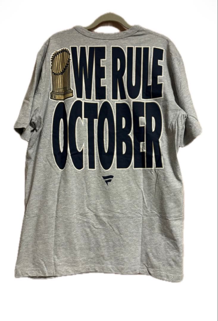 【日本未発売】Dodgers 2025年ワールドシリーズ記念Tシャツ　Lサイズ