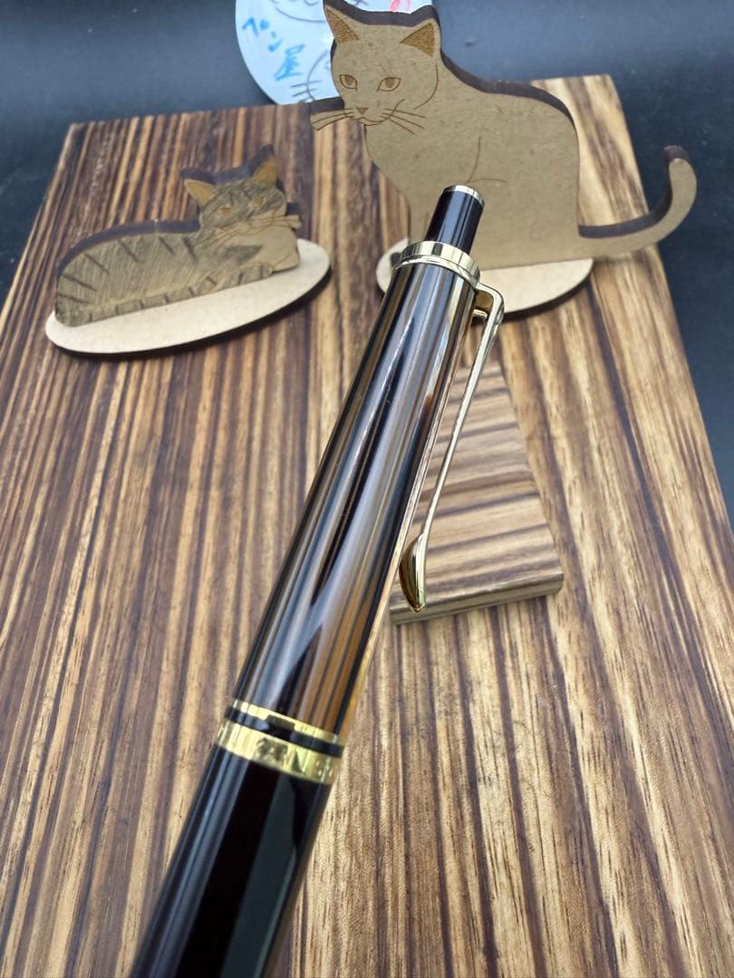 PELIKAN ボールペン K400 茶縞