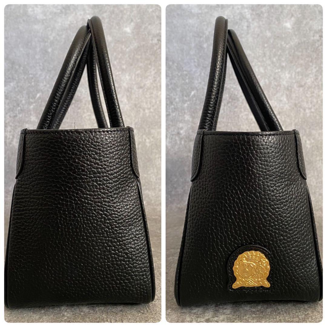 【極美品】ADMJ レザー トートバッグ 黒 ハンドバッグ ブラック