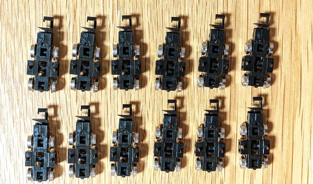 Bトレイン『特急車両5両+6両 動力ユニット3、走行台車6両』