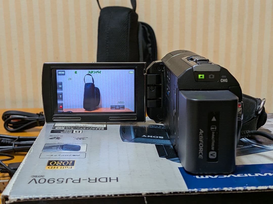 Sony HDR-PJ590V ビデオカメラ