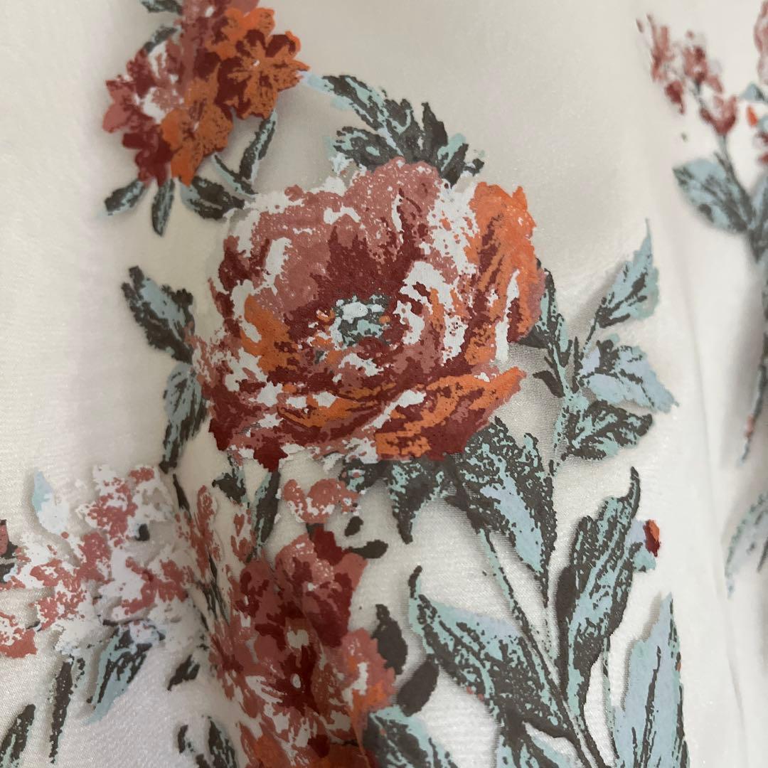 花柄ノースリーブパーティードレス ボレロ付　　AIMER 新品