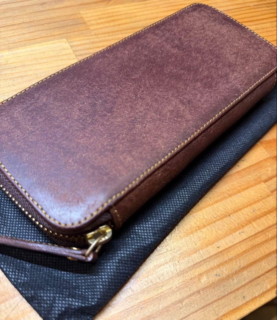 バハギア ペンケース ラウンドジップ型 プエブロ タバコ ブッテロー