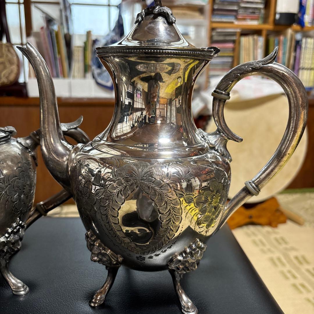 銀メッキ ティーポット