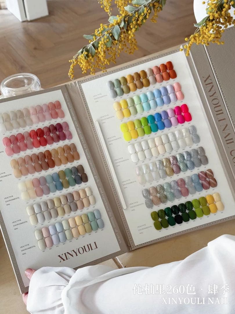 カラージェル260色　小さいカラーチャート込み　ネイルサロン用