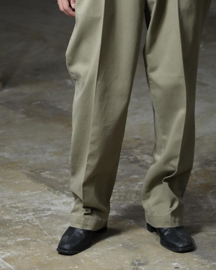 90s ラルフローレン クラシック ワイド チノパン ポロチノ W42 カーキ