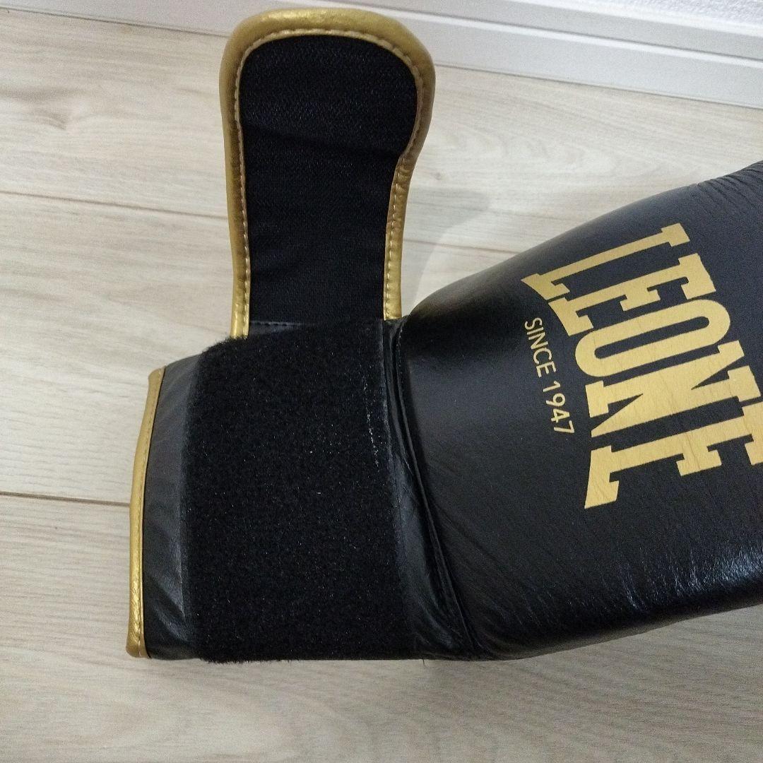 LEONE ボクシンググローブ 14オンス 黒金