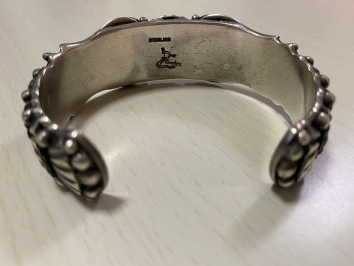 ボン ナバホ族 デルバートゴードン バングル