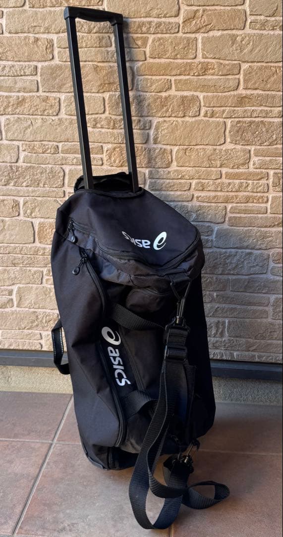 希少　美品　アシックス 3way キャリーボストンバッグ　大容量　90L