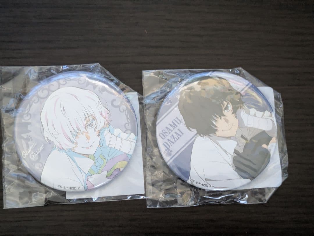 文豪ストレイドッグス　猫まみれコレクション　E賞太宰治缶バッジ