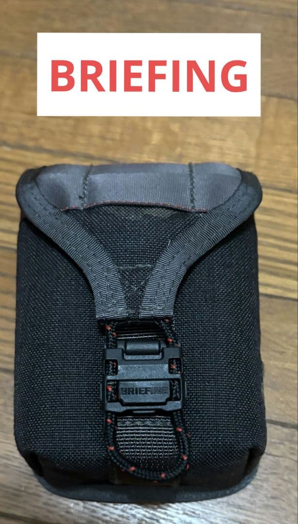 BRIEFING スコープボックスポーチ ブラック×迷彩
