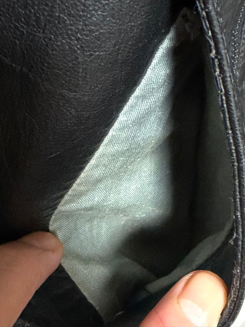 70s エディ スリマン リブ レザー ビンテージ hedi slimane