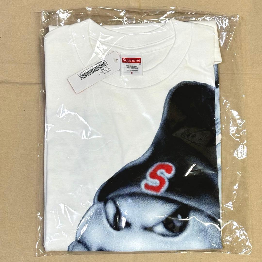本物正規品 25FW Supreme man Tee 白 新品未使用
