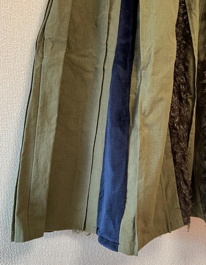 値下げ☆新品☆wafflish waffle　ボアトッピングアーミースカート