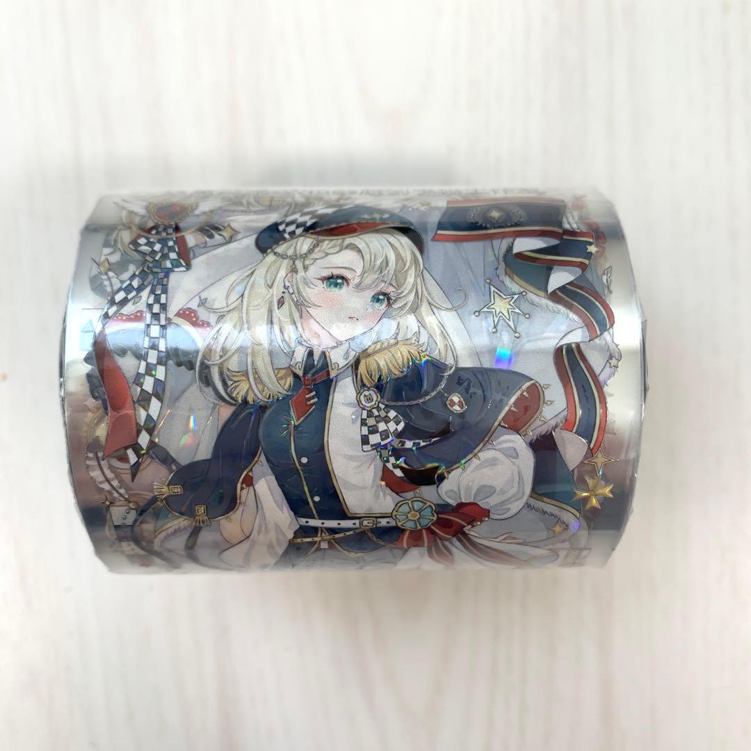 M1288.Wines 玖黛英流 マスキングテープ 贝壳光PET