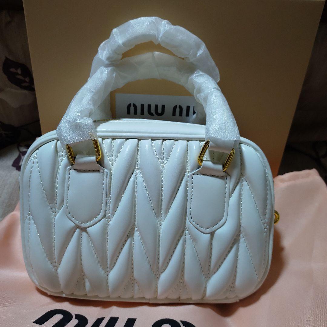 MIU MIU ミュウミュウ　ボウリングバッグ ハンドバッグ ショルダーバッグ