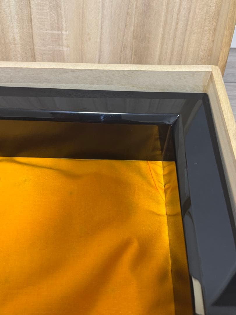 伝統工芸 茶道具 炉縁 輪島塗 塗り師 塗師 泉馬 共箱 共布付 茶室