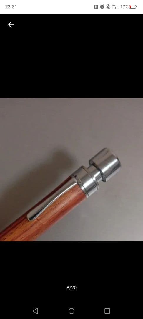 ^*^様 工房楔　グラッソ　チューリップウッド　多機能　シャープペンシル　2色ボ