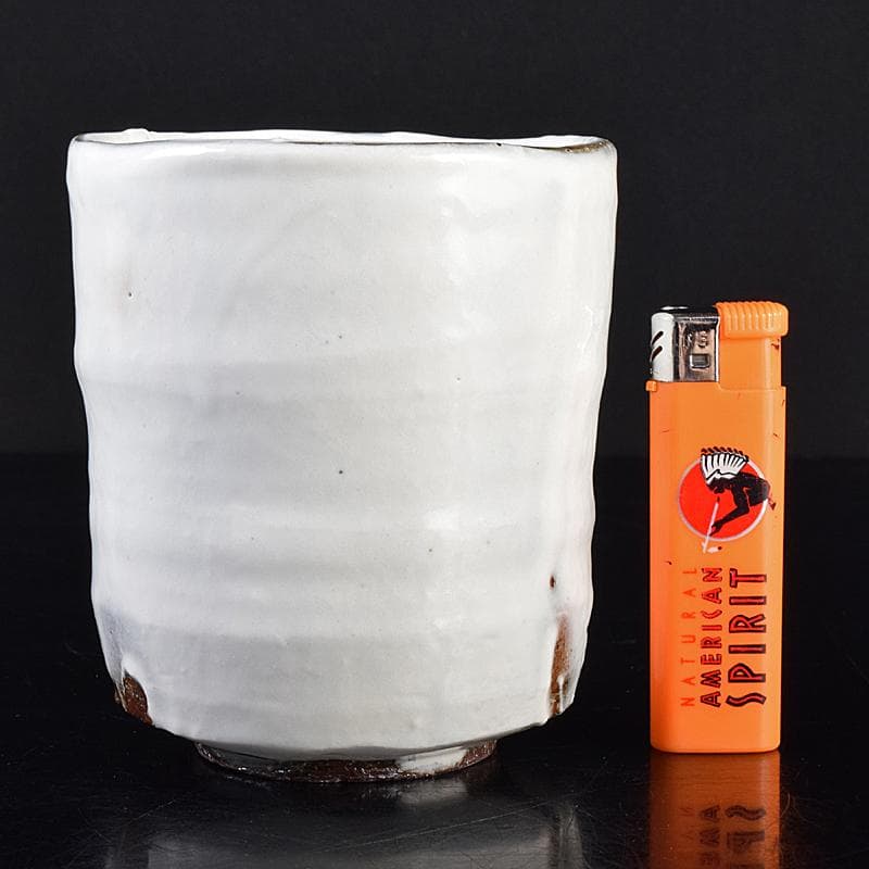 煎茶道具　益子焼　百童窯　高内秀剛作　湯呑　共箱　C　R7554