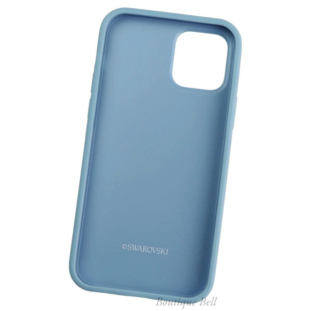 【スワロフスキー】iPhone12 iPhone12Proケース ブルー