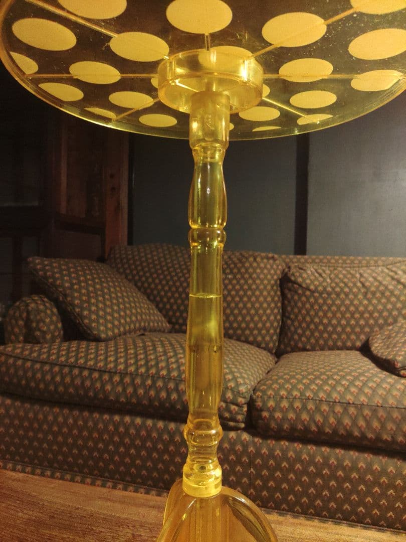 希少　レトロポップ　ドット　サイドテーブル　レトロ　昭和　アンティーク　激レア