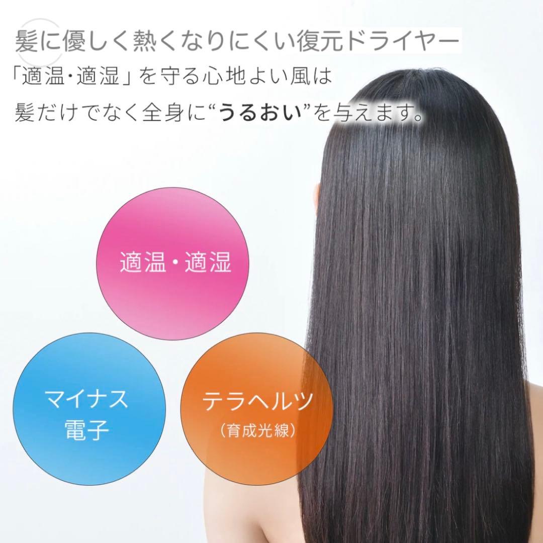 【新品未開封】LOUVREDO 復元ドライヤー mini ブラック 正規品