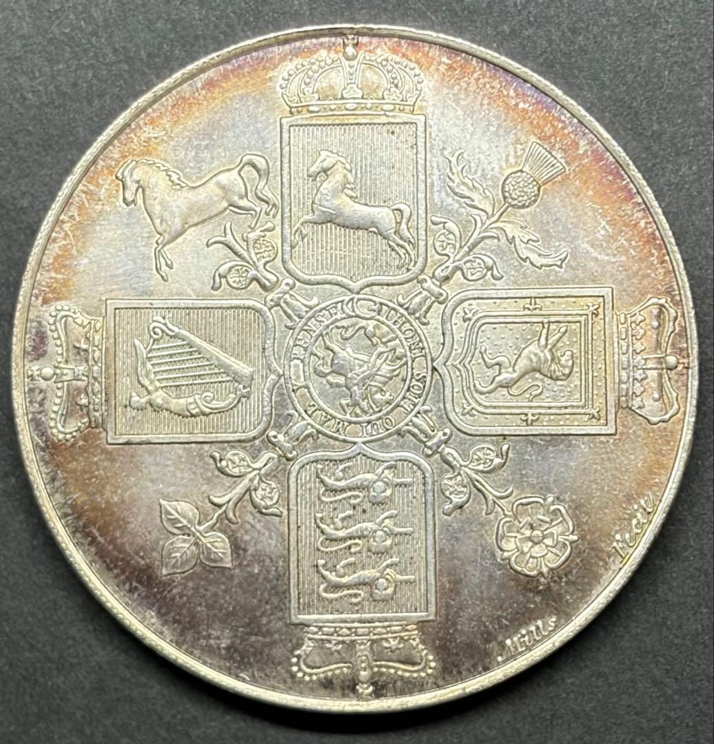 【1817年】ジョージ3世 英国クラウン銀貨 直径39.16mm