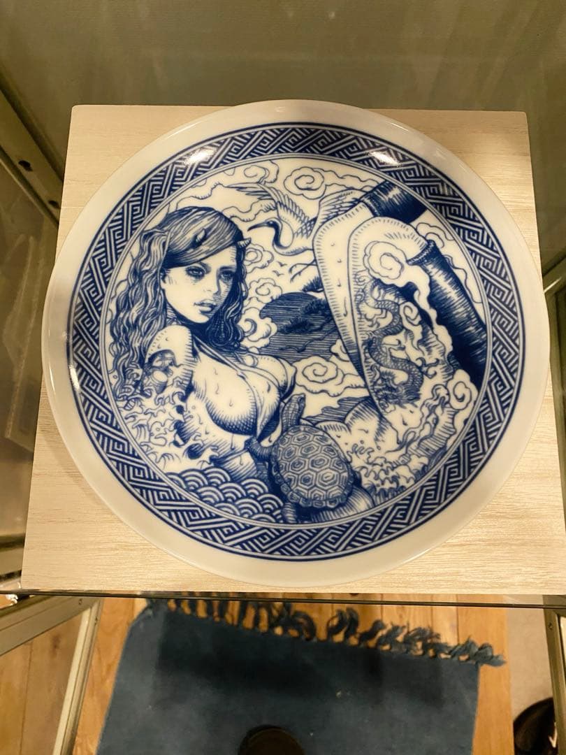 RockinJellyBean　ロッキンジェリービーン　波佐見焼6寸皿　寺田器