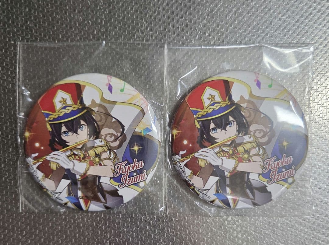 泉鏡花　コラボカフェ本舗　等身缶バッジ　文豪ストレイドッグス