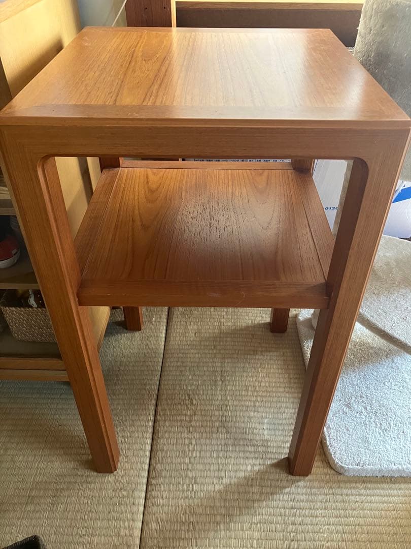 天童木工　花台　サイドテーブル　ヴィンテージ　　チーク