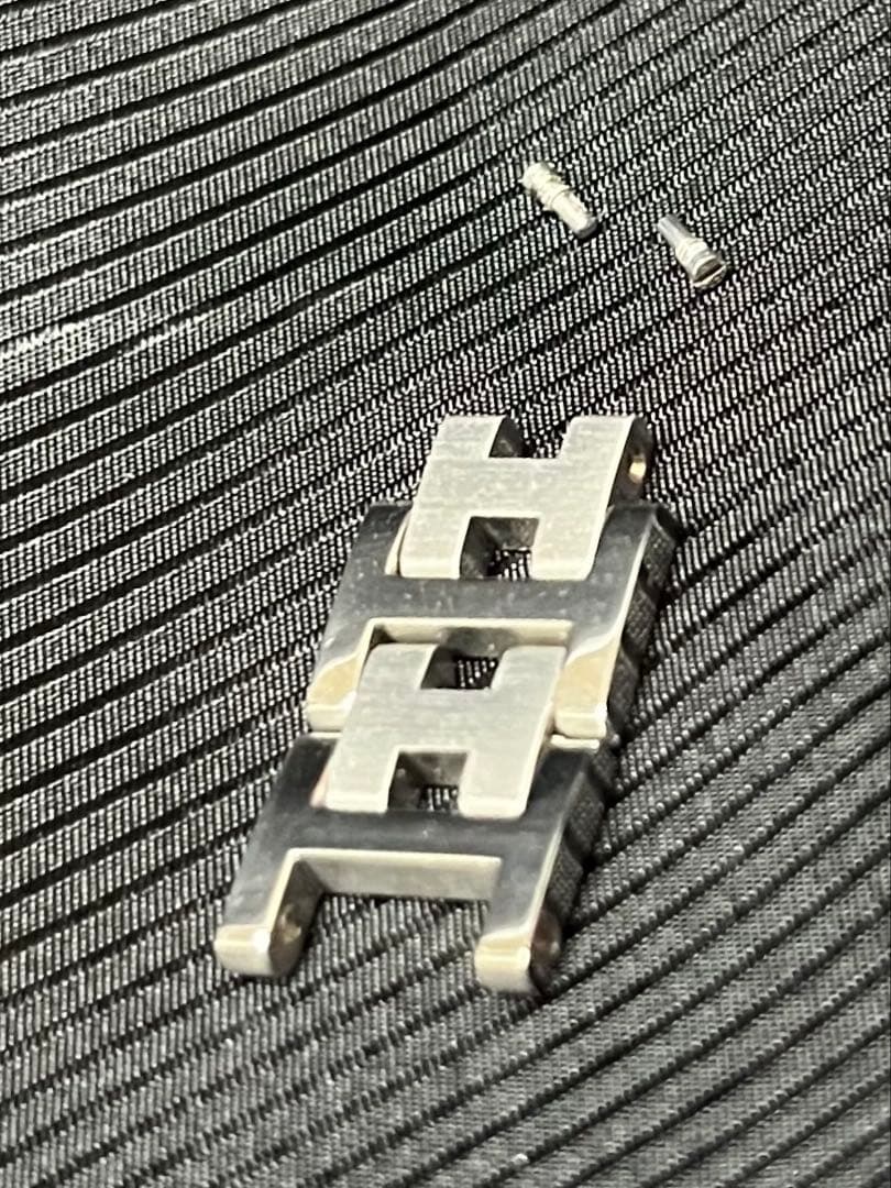 中古美品 エルメス クリッパー コマ 幅11mm レディース