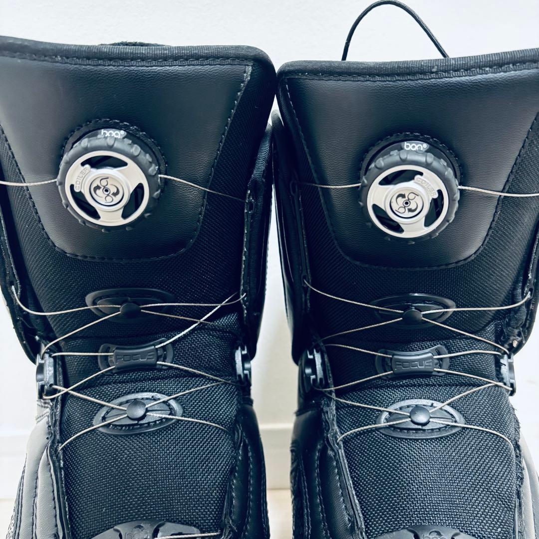 超美品　スノーボードブーツ　ダブル（デュアル）BOA　27cm　ユニセックス