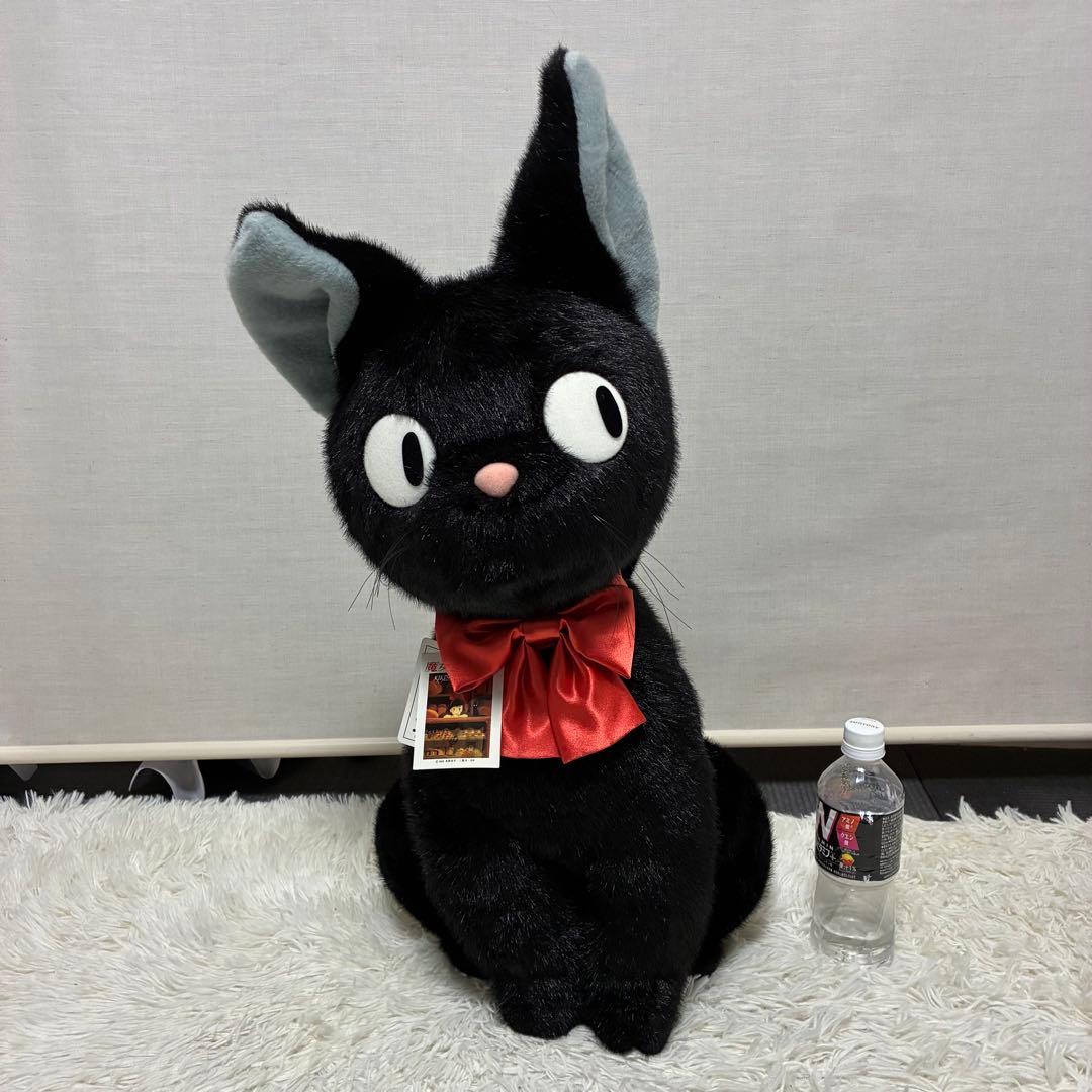 美品　魔女の宅急便　ジジ　タグ付き　特大　ぬいぐるみ　70cm ジブリ