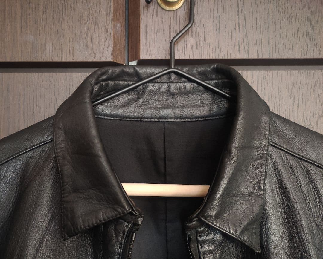 attack the mind 7 シングルライダースジャケット 黒 size2