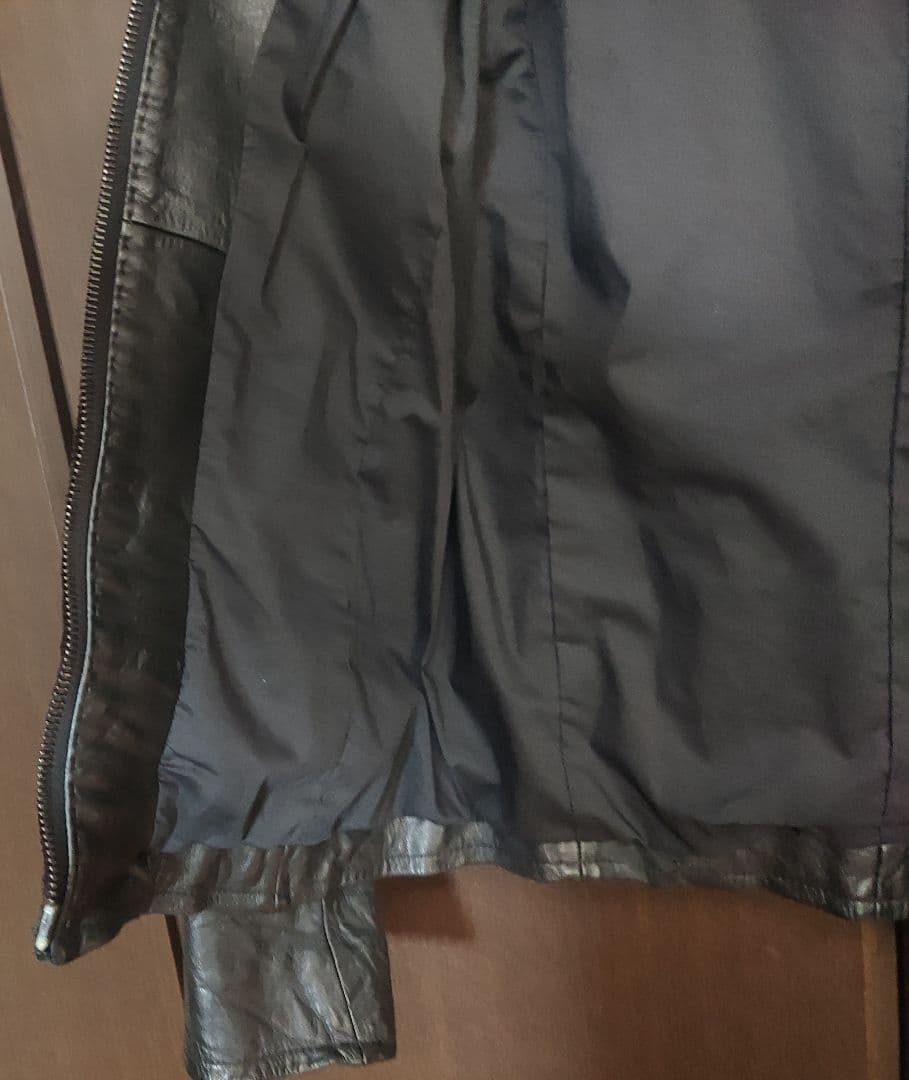 attack the mind 7 シングルライダースジャケット 黒 size2