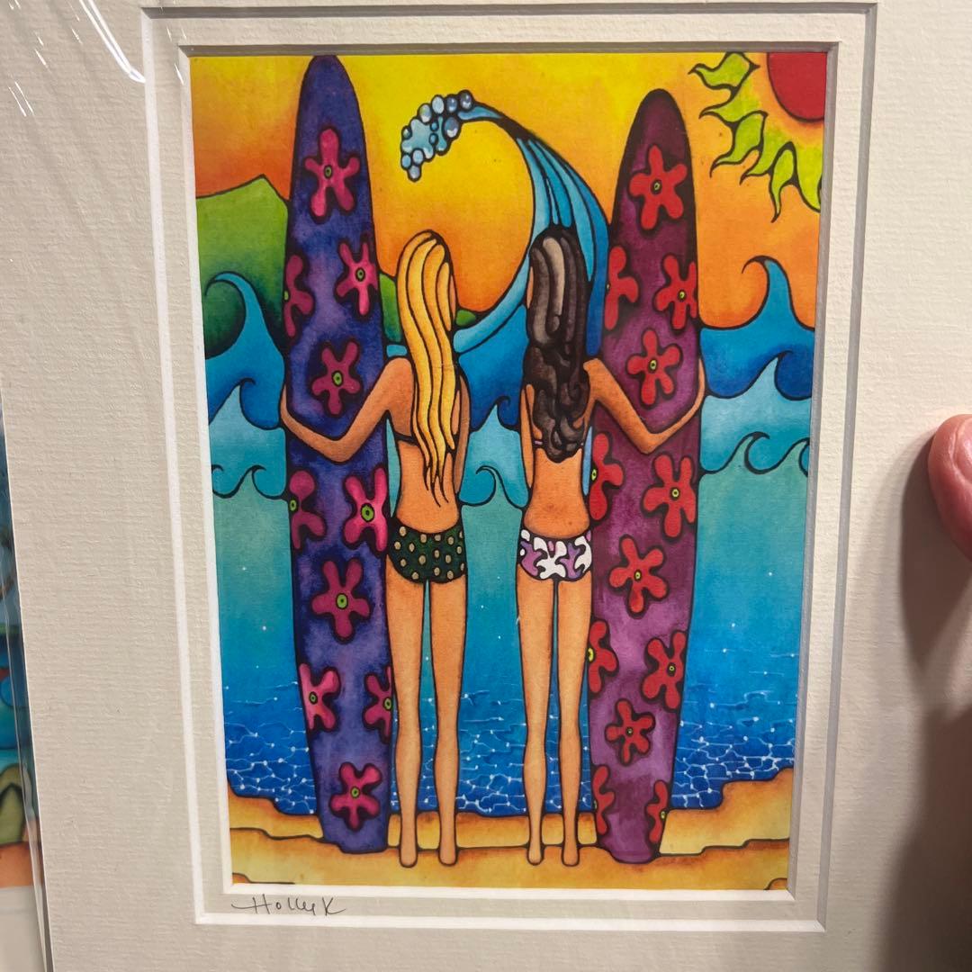 ホリーK アート ビーチ　　サーフィン　3枚セット