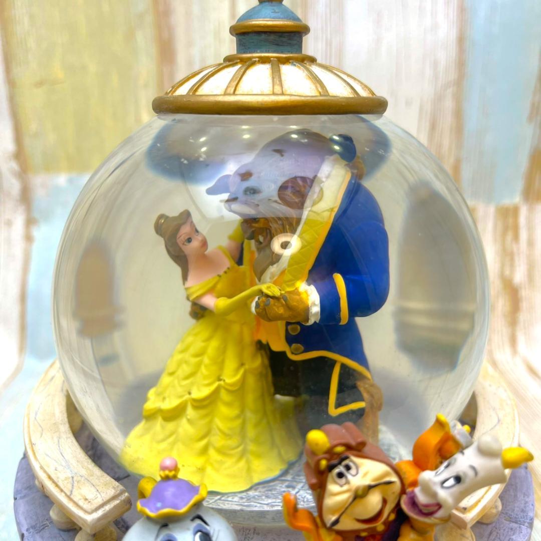 美女と野獣 ベル ルミエール スノーグローブ スノードーム オルゴール