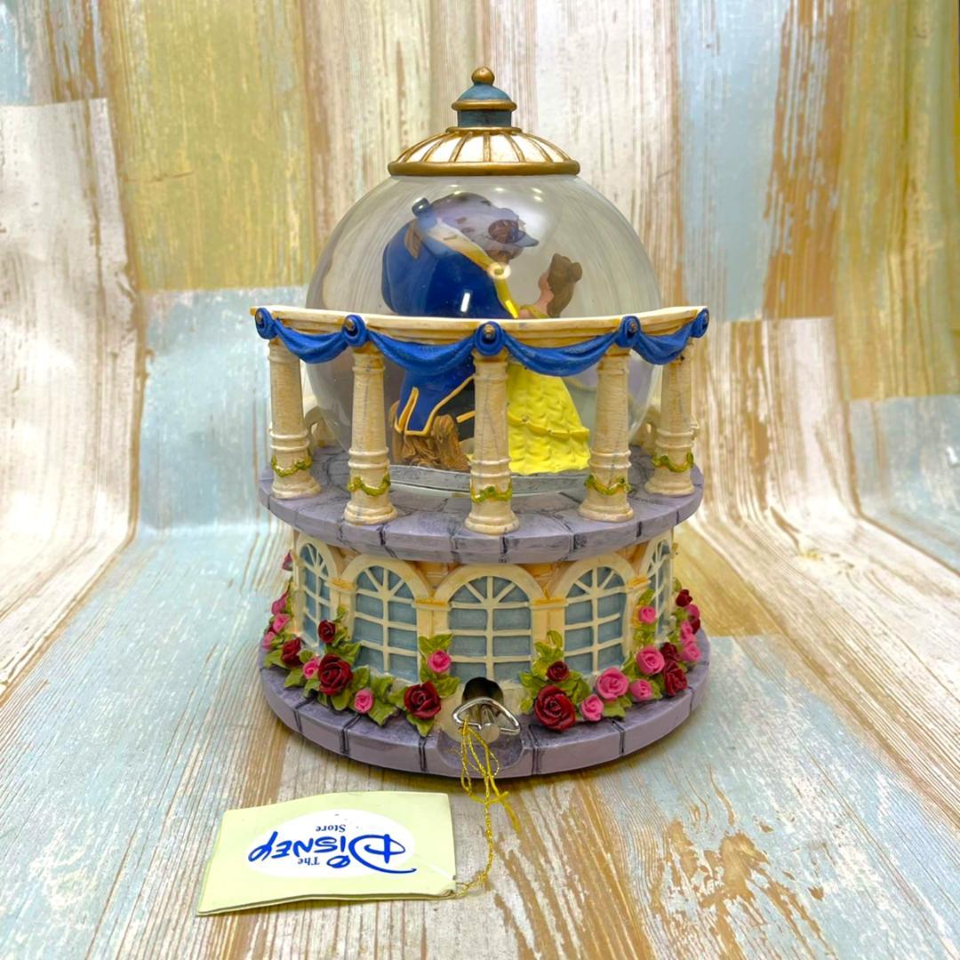 美女と野獣 ベル ルミエール スノーグローブ スノードーム オルゴール