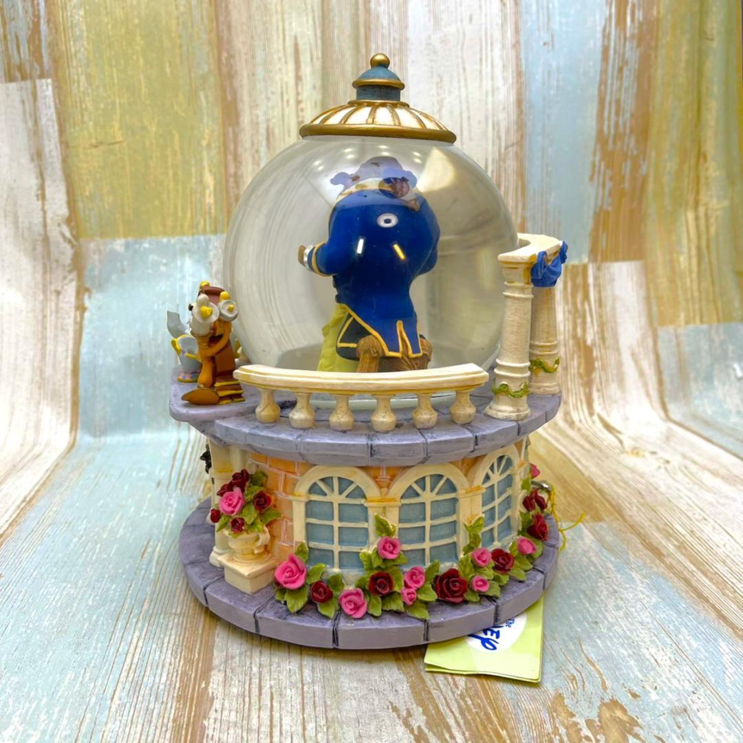 美女と野獣 ベル ルミエール スノーグローブ スノードーム オルゴール