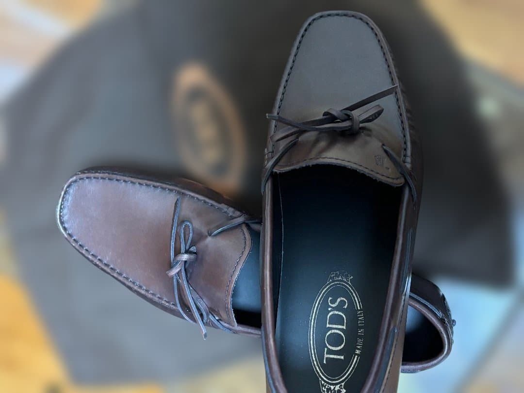 TOD'S ブラウン モカシン