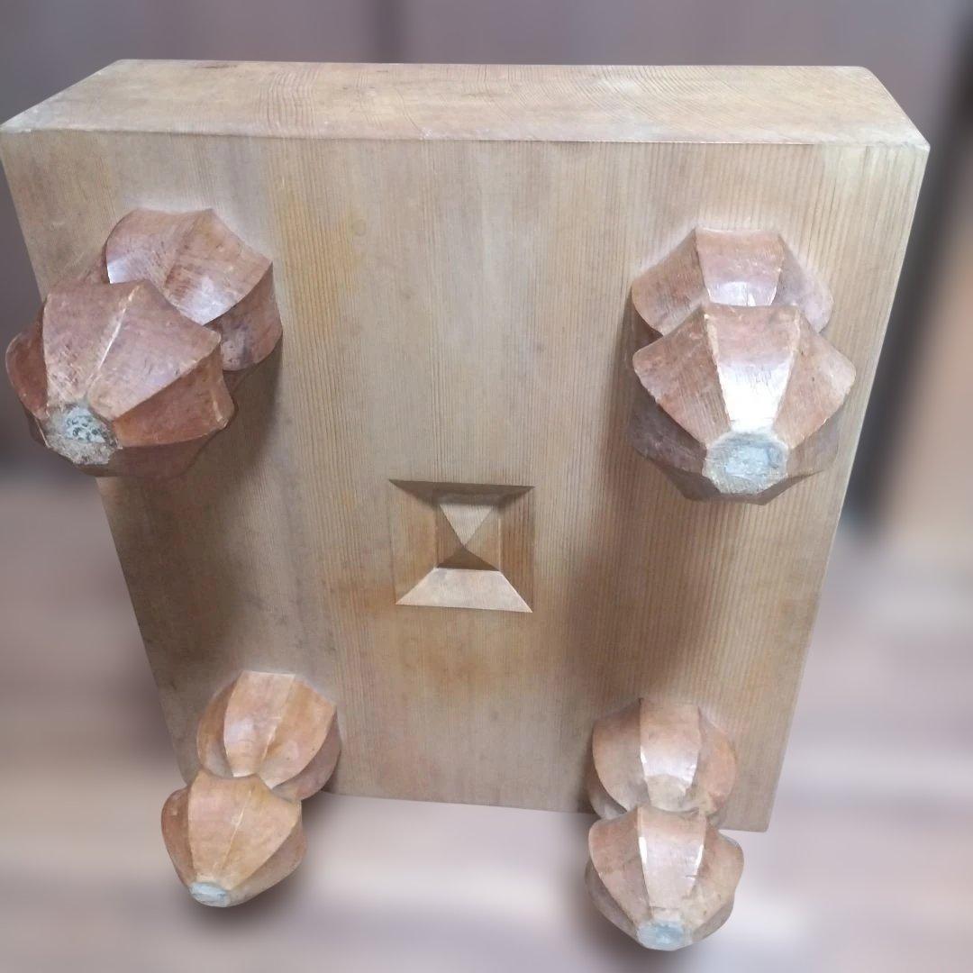 囲碁盤 天地柾目 ヘソ　血溜まり　脚付き