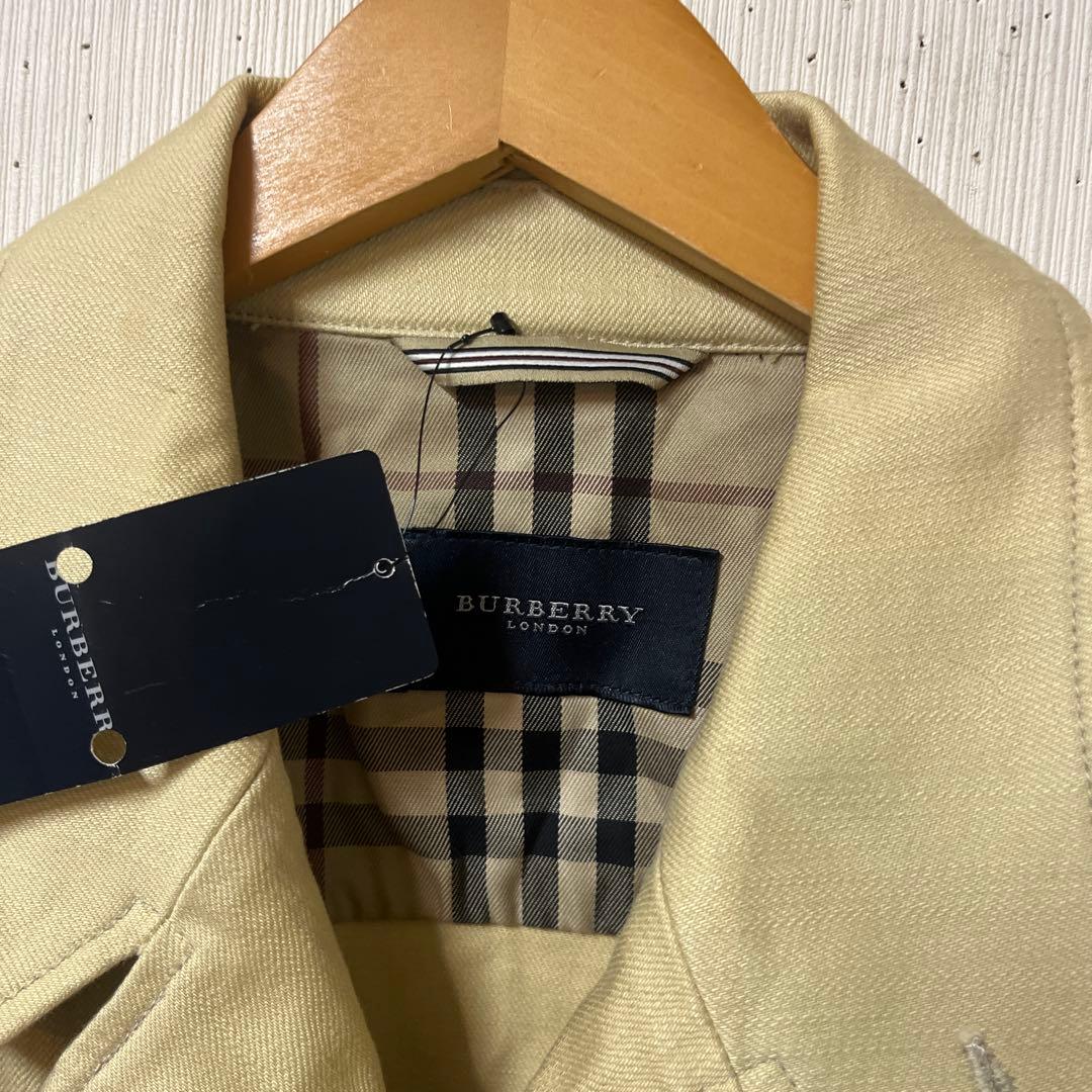 新品タグ付 バーバリー ジャケット サイズL メンズ ベージュ ノバチェック